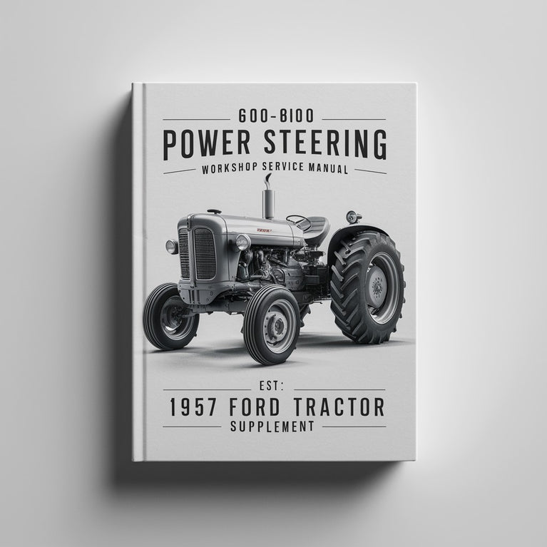 1957 Ford Tractor Shop Supplement 600-800 Power Steering Workshop Service Repair Manual PDF Download