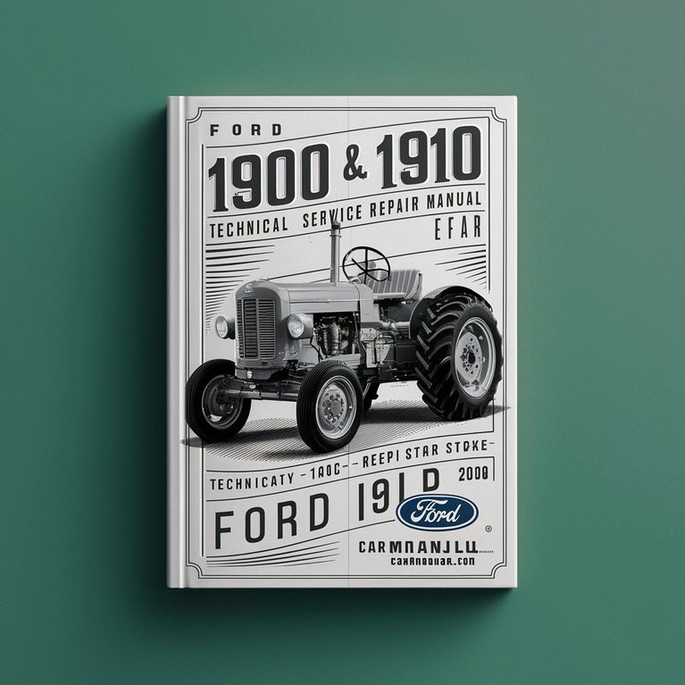 Ford 1900 & 1910 Tractor Technical Repair Shop Service Repair Manual-PDF