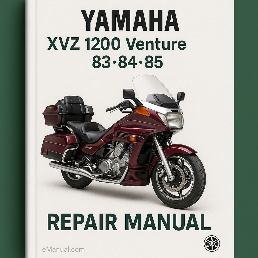 83 84 85 Yamaha XVZ 1200 Venture Motorcycle Repair Manual