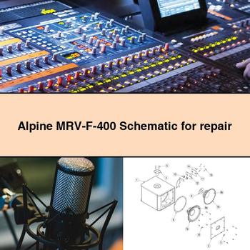 Alpine MRV-F-400 Schematic for Repair