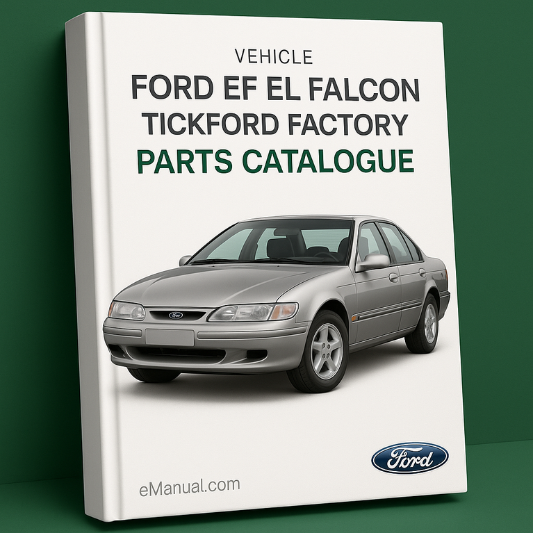 Ford EF EL Falcon TICKFord Factory Parts CatalogUE