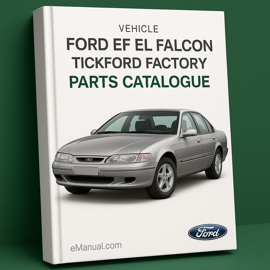 Ford EF EL Falcon TICKFord Factory Parts CatalogUE
