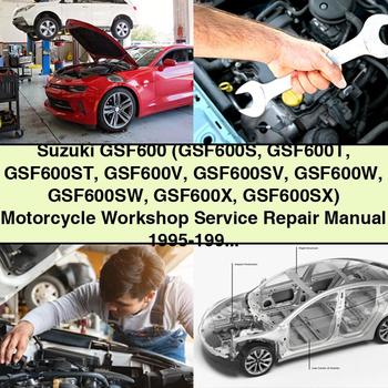 Suzuki GSF600 (GSF600S GSF600T GSF600ST GSF600V GSF600SV GSF600W GSF600SW GSF600X GSF600SX) Motorcycle Workshop Service Repair Manual 1995-1999