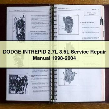 DODGE INTREPID 2.7L 3.5L Service Repair Manual 1998-2004