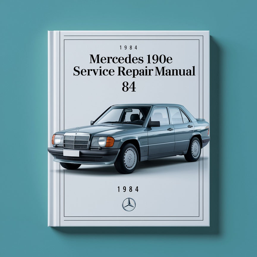 1984 Mercedes 190E Service Repair Manual 84