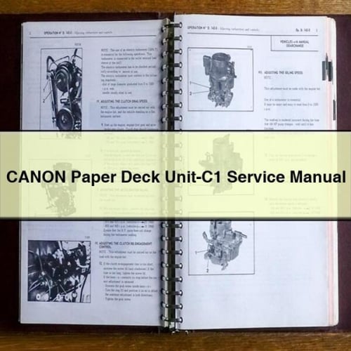 CANON Paper Deck Unit-C1 Service Manual PDF Download