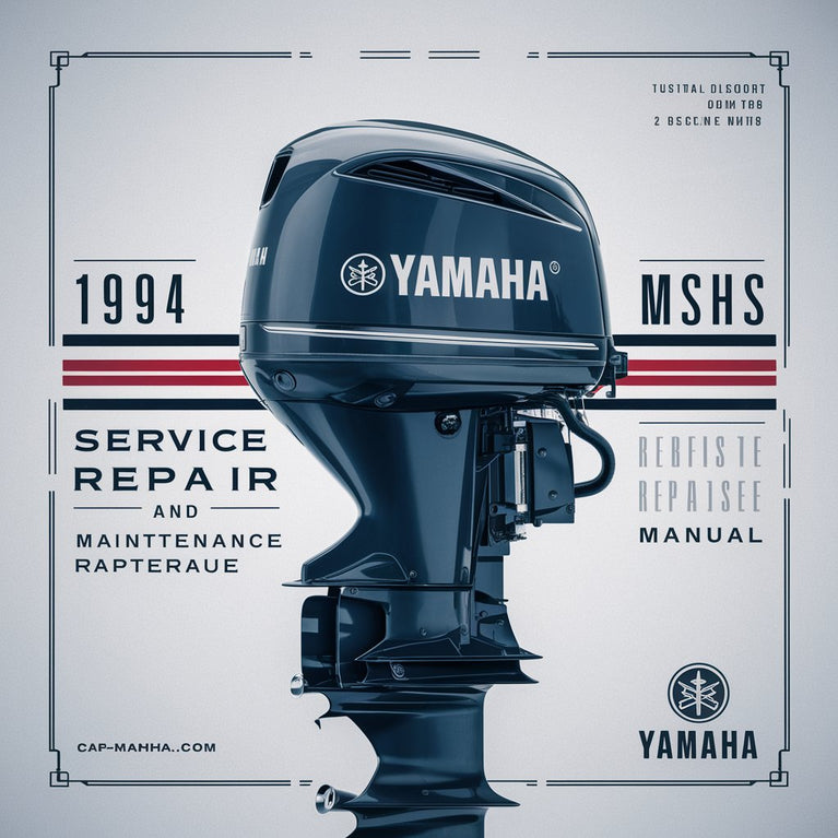 1994 Yamaha 25 MSHS Outboard Service Repair maintenance Manual. Factory