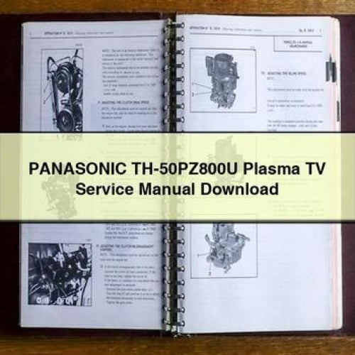 PANASONIC TH-50PZ800U Plasma TV Service Manual Download PDF