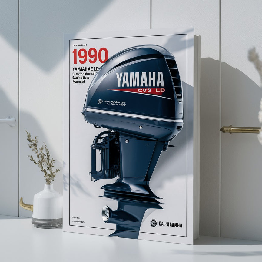 1990 Yamaha CV30 ELD Outboard Service Repair maintenance Manual. Factory