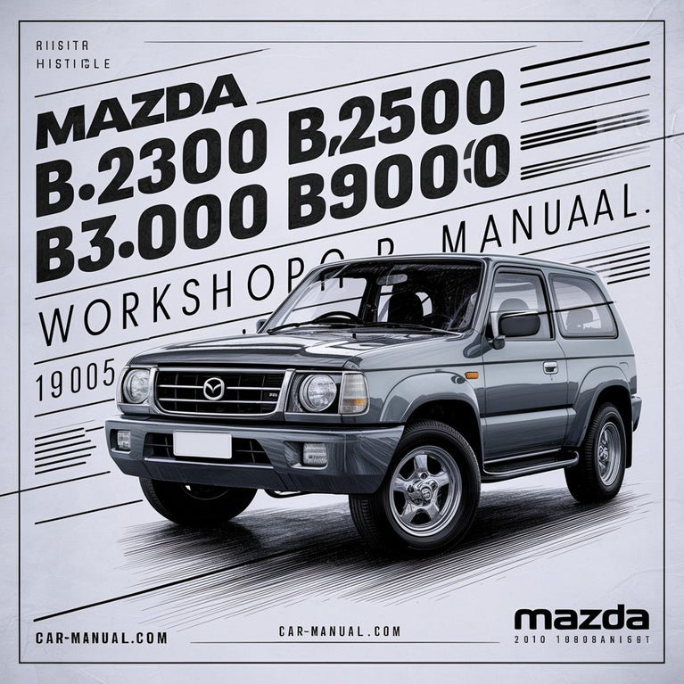 Mazda B2300 B2500 B3000 B4000 1995-2005 Workshop Manual