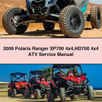 2009 Polaris Ranger XP700 4x4 HD700 4x4 ATV Service Repair Manual