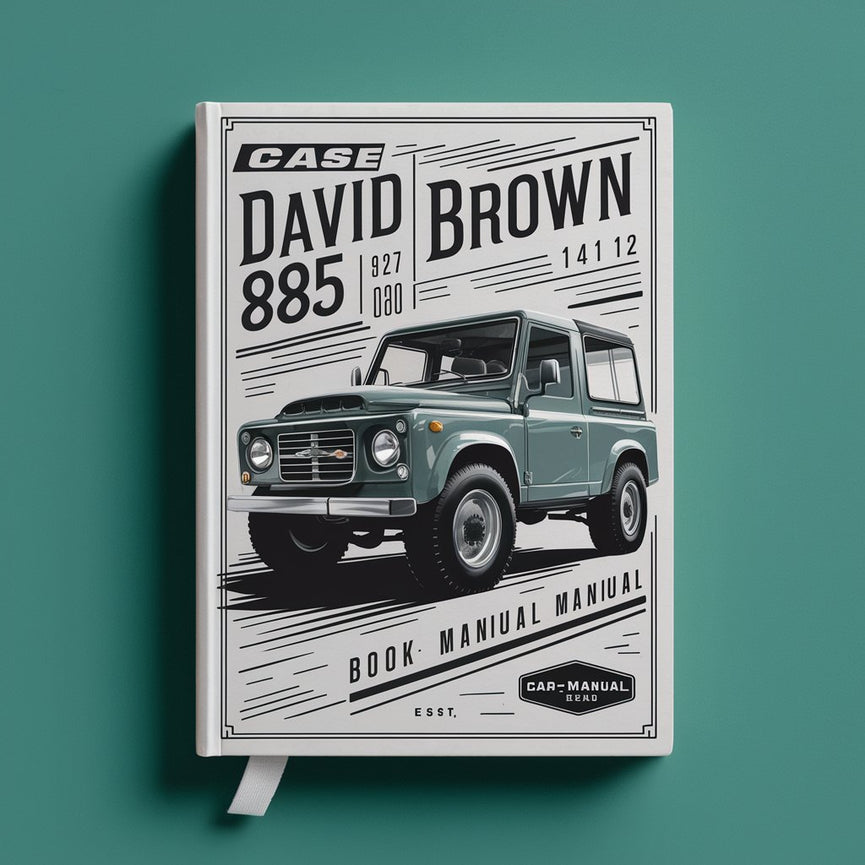 Case David Brown 885 995 1210 1212 1410 1412 Manual