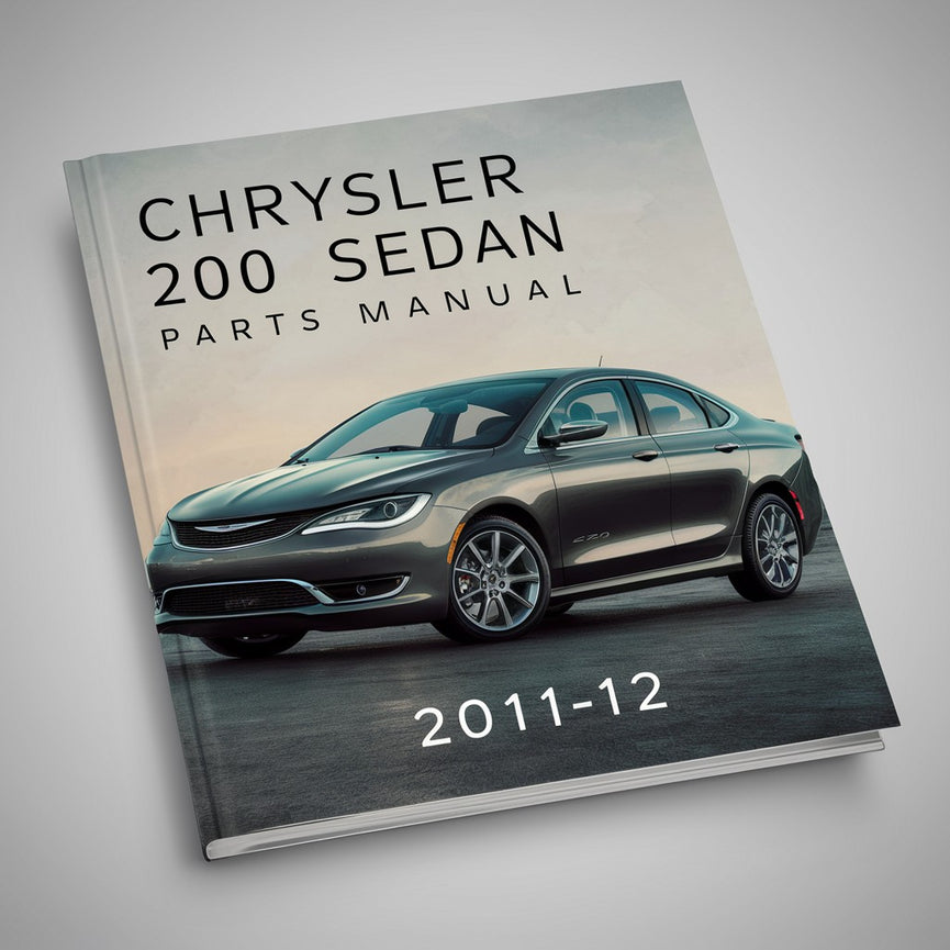 CHRYSLER 200 SEDAN 2011-12 Parts Manual