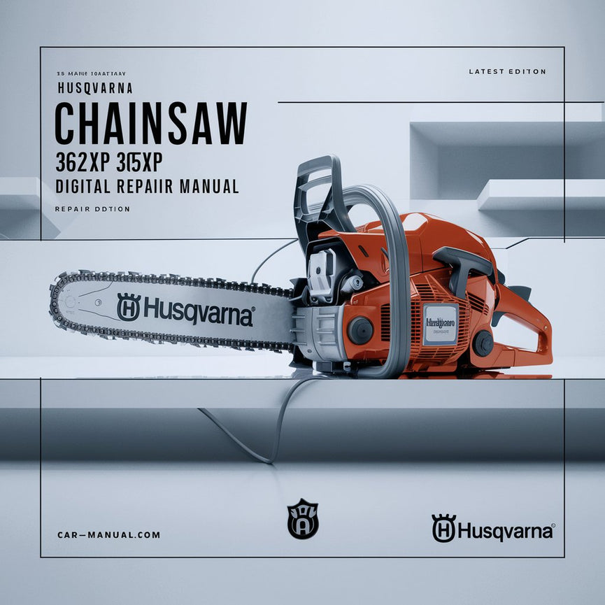 HUSQVARNA CHAINSAW 362XP 365 372XP Digital Workshop Repair Manual