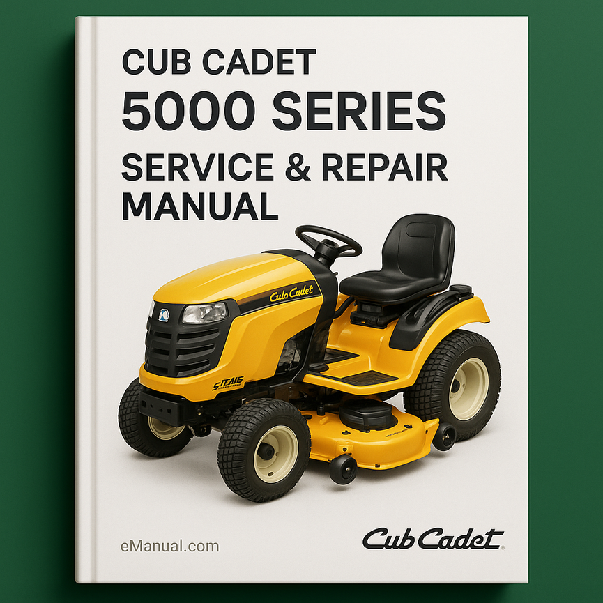 Cub Cadet 5000 Series Service Repair Manual