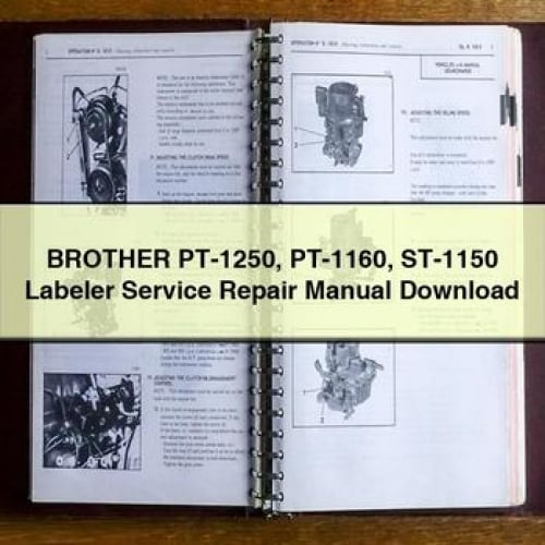 BROTHER PT-1250 PT-1160 ST-1150 Etikettiergerät Service-Reparaturhandbuch