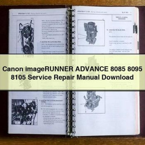 Canon imageRUNNER ADVANCE 8085 8095 8105 Service- und Reparaturhandbuch