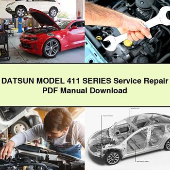 DATSUN Modelo 411 Serie Servicio Reparación PDF Manual Descargar