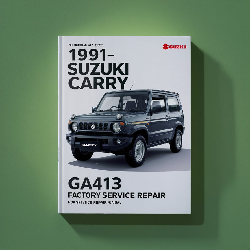 1991-1999 Suzuki Carry GA413 Factory Service Repair Manual