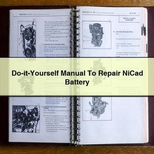 Do-it-Yourself Manual To Repair NiCad Battery