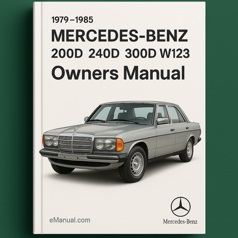 1979-1985 Mercedes-Benz 200D 240D 300D W123 Owners Manual