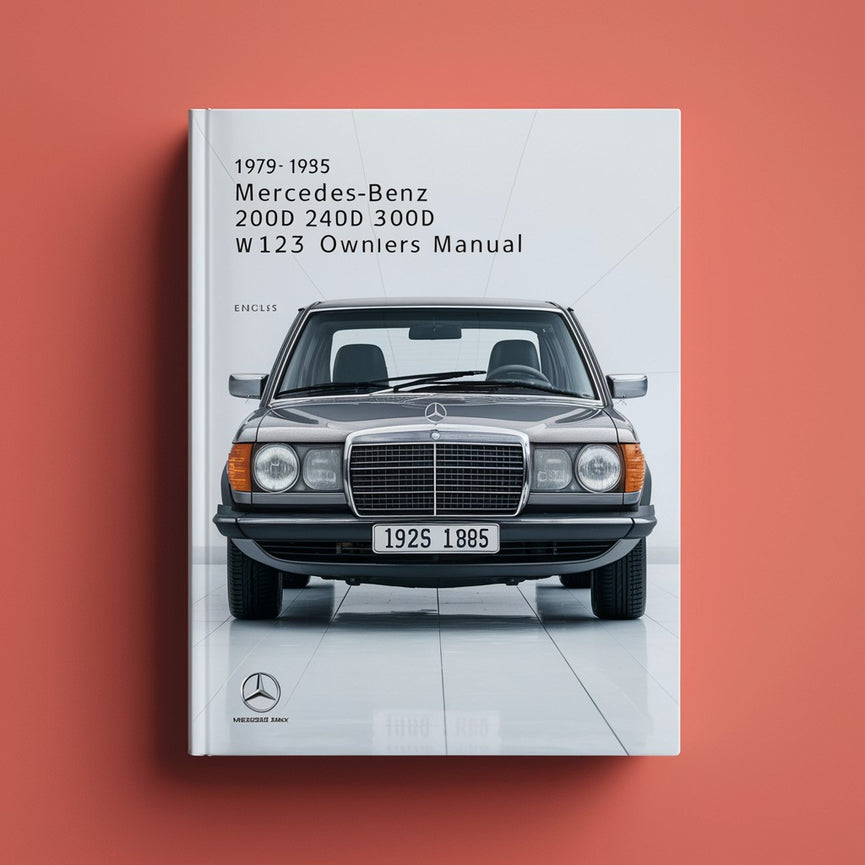 1979-1985 Mercedes-Benz 200D 240D 300D W123 Manual del propietario PDF