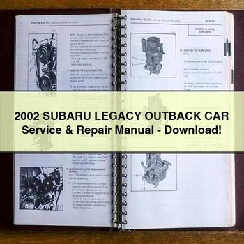 2002 SUBARU LEGACY OUTBACK CAR Service & Repair Manual-