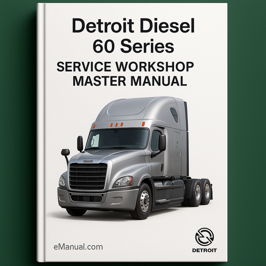 Detroit Diesel 60 Series Service Workshop Master Manual