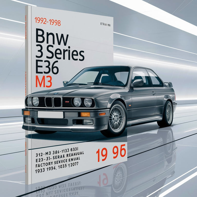 1992-1998 BMW 3 Series E36 M3 318i 323i 325i 328i Factory Service Repair Manual 1993 1994 1995 1996 1997