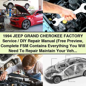 1994 Jeep Grand CHEROKEE Factory Service/DIY Repair Manual (Free Preview Complete FSM ) PDF Download