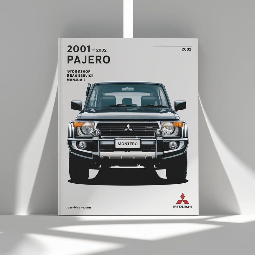 2001-2002 Mitsubishi Pajero (Montero) Workshop Repair Service Manual