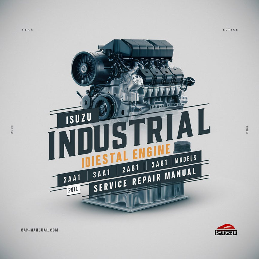 ISUZU Industrial Diesel Engine 2AA1 3AA1 2AB1 3AB1 ModelS Service Repair Manual-