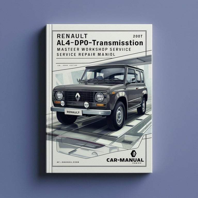 RENAULT AL4-DPO-transmission master Workshop Service Repair Manual PDF Download