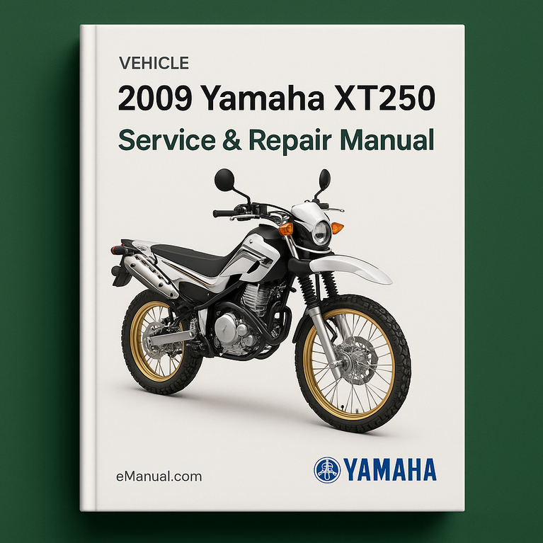 2009 Yamaha XT250 Service Repair Manual