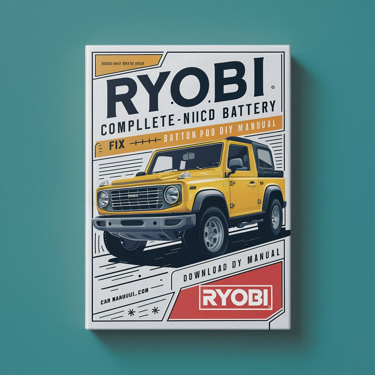 Ryobi Complete NiCd Battery Fix Guide Download DIY eBook