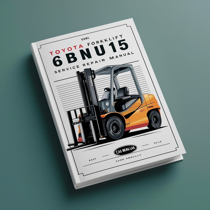 Toyota Forklift 6BNCU15 Service Manual Download PDF