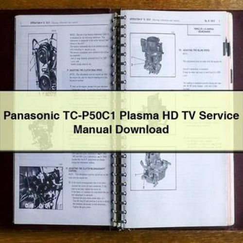 Panasonic TC-P50C1 Plasma HD TV Service Manual Download PDF