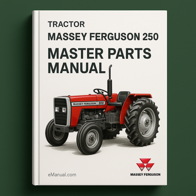 MASSEY FERGUSON 250 Tractor Master Parts Manual
