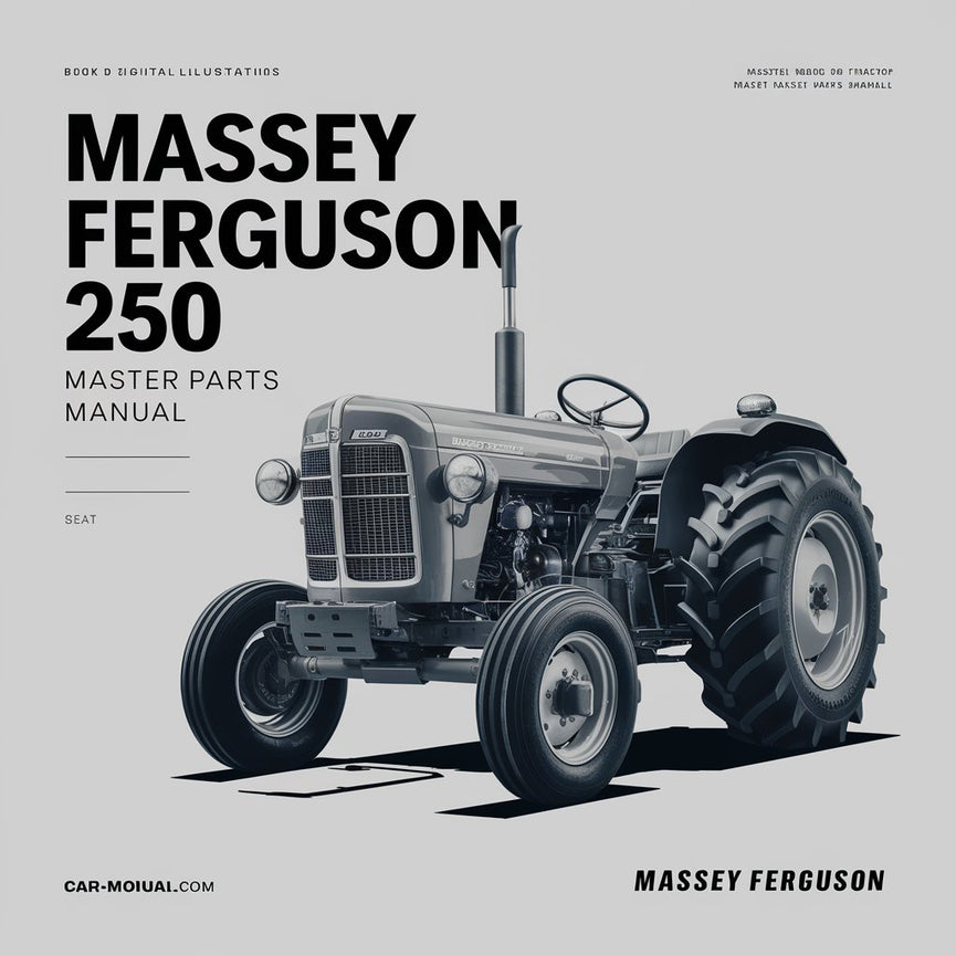 MASSEY FERGUSON 250 Tractor Master Parts Manual