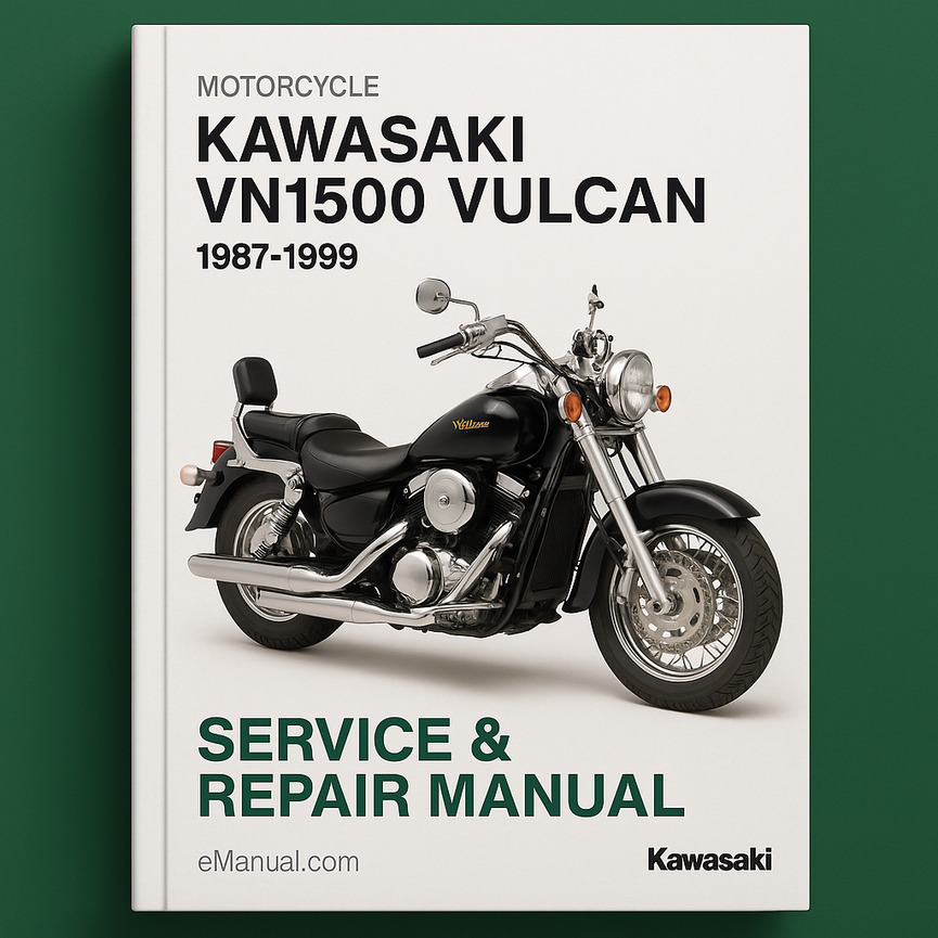 Kawaski VN1500 Vulcan Service Repair Manual 1987-1999