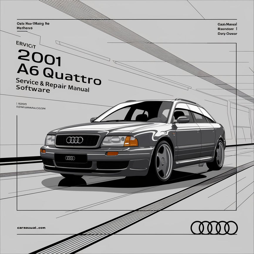 2001 Audi A6 Quattro Service & Repair Manual Software