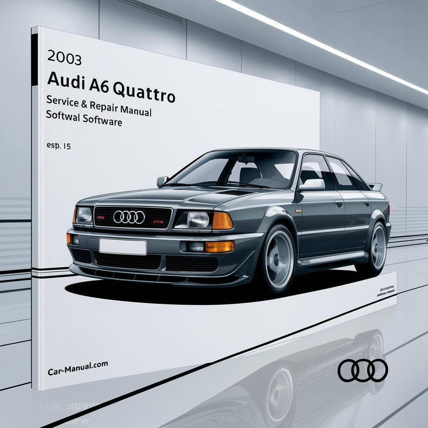 2003 Audi A6 Quattro Manual de servicio y reparación Software Descargar PDF