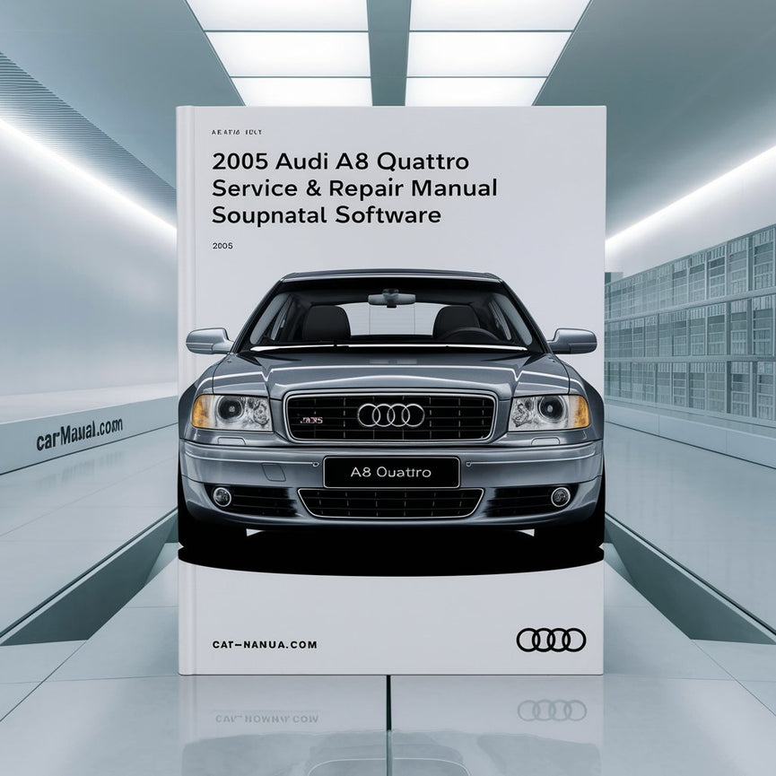 2005 Audi A8 Quattro Manual de servicio y reparación Software Descargar PDF