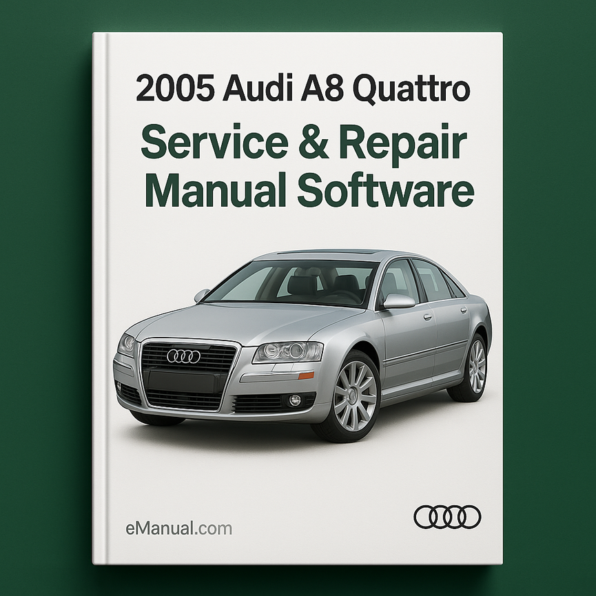 2005 Audi A8 Quattro Service & Repair Manual Software
