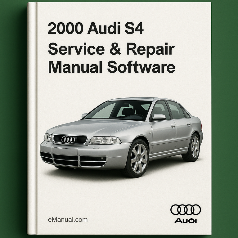 2000 Audi S4 Service & Repair Manual Software