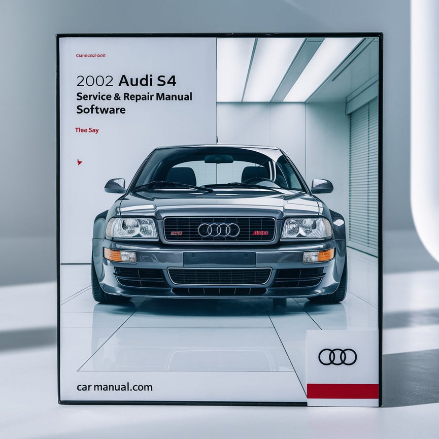 2002 Audi S4 Manual de servicio y reparación Software Descargar PDF