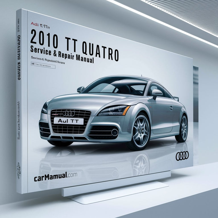 2010 Audi TT Quattro Service & Repair Manual Software