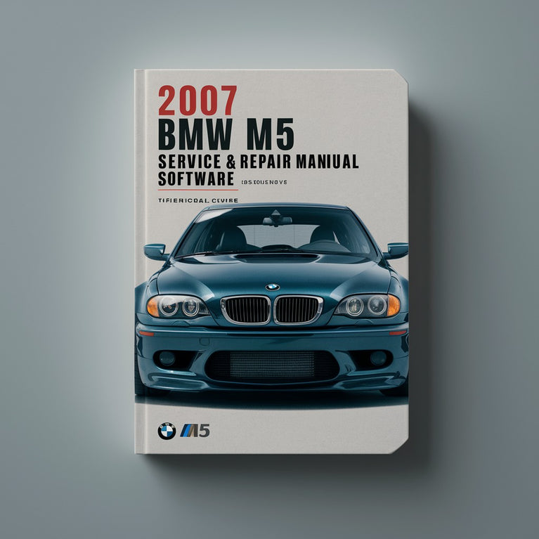 2007 BMW M5 Service & Repair Manual Software