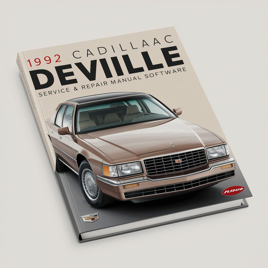 1992 Cadillac Deville Service & Repair Manual Software PDF Download