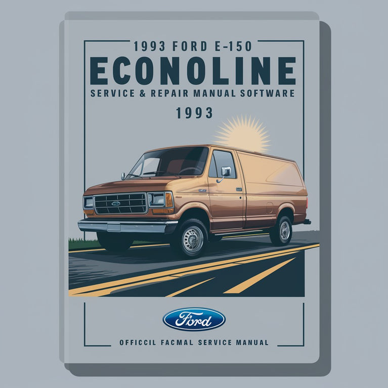 1993 Ford E-150 Econoline Manual de servicio y reparación Software Descargar PDF